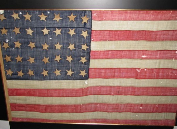 Rare large Antique 35 Star Civil War Flag ~ SKU 10177 / SOLD ...