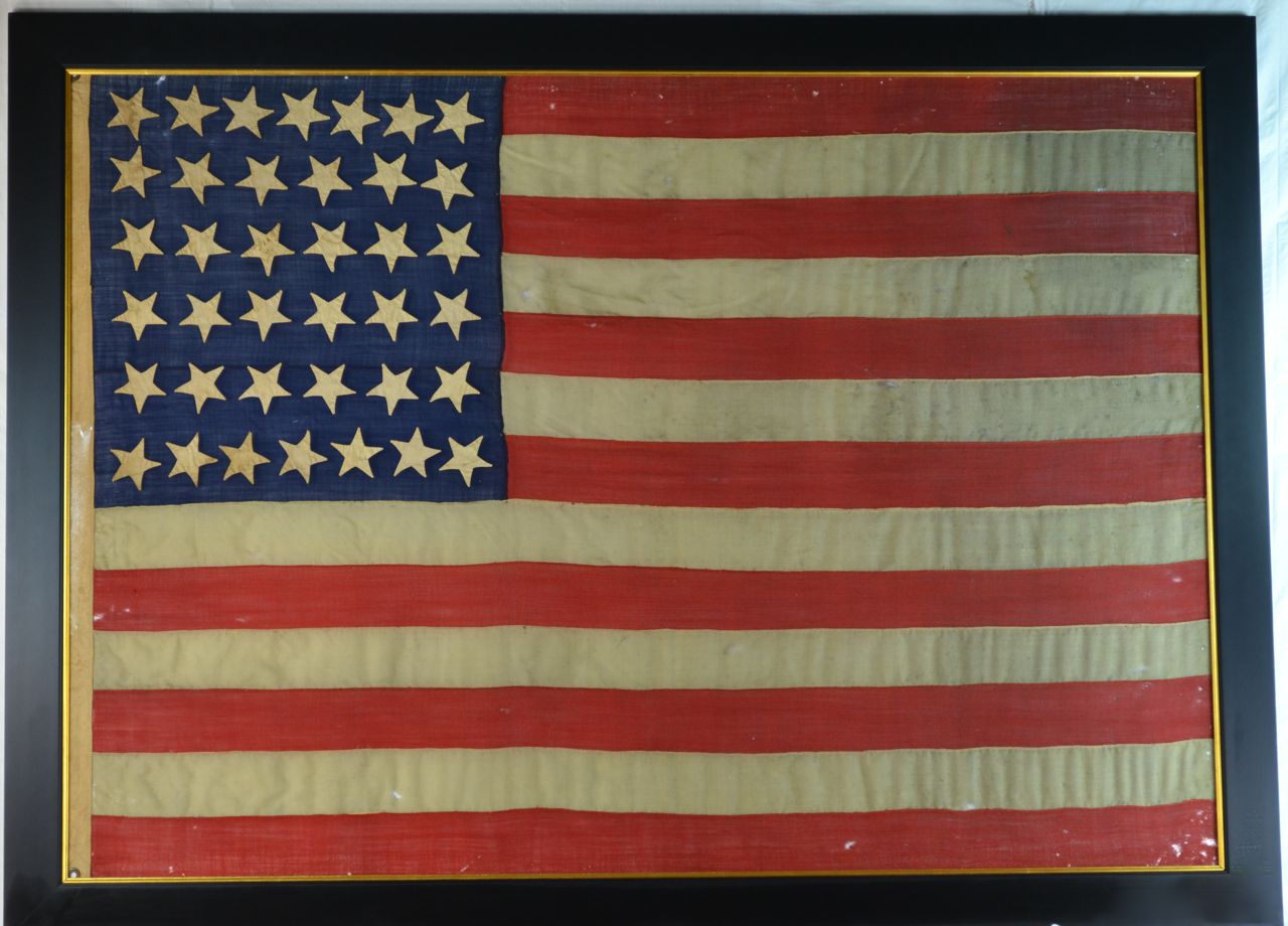 38 STAR FLAG ANTIQUE IMAGE