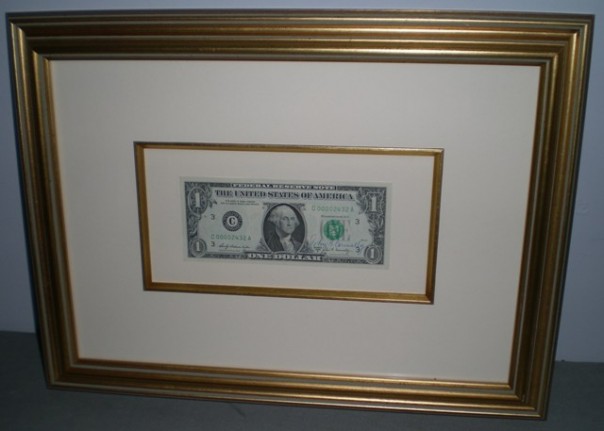 $1 Bill Signed By John B. Connally