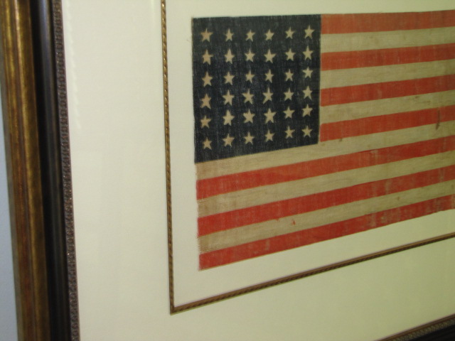 ANTIQUE STAR FLAG IMAGE