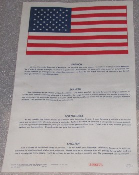 Authentic Us Airforce Pilot Blood Chit Vietnam War Era   Sold 