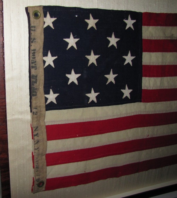 Rare Small US Navy 13 Star Boat Flag ~ SKU 9701 / SOLD - Historical ...