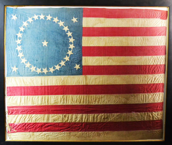 Antique 31 Star Flag, California Flag #15698 / SOLD - Historical Americana