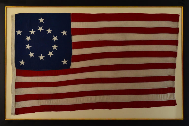 Authentic vintage 15 star flag / SKU 16305 / SOLD - Historical Americana